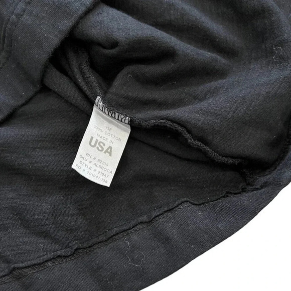 Fresh Produce Black Cotton Button Down XS - Picture 3 of 4